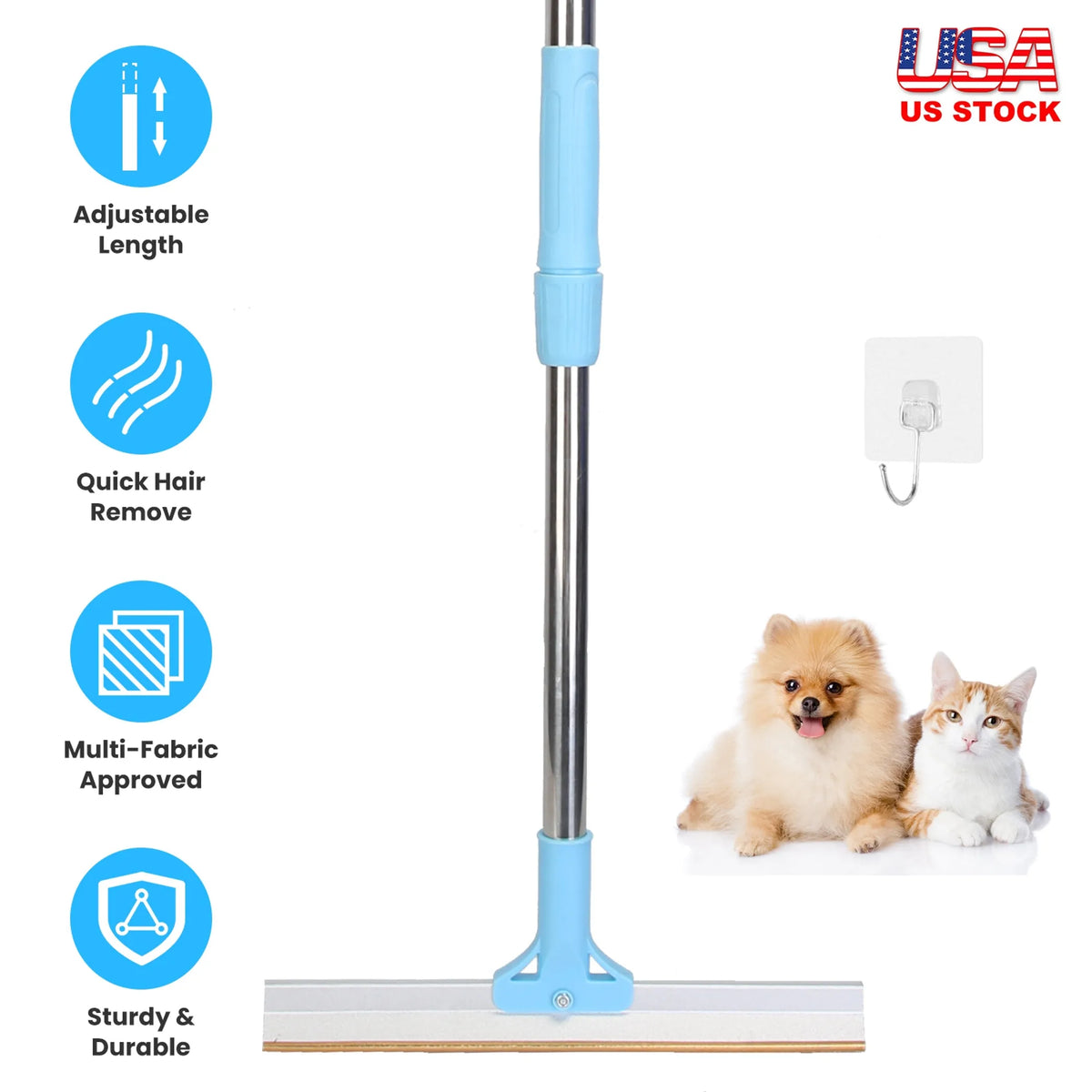 Reusable Pet Hair Remover Rake