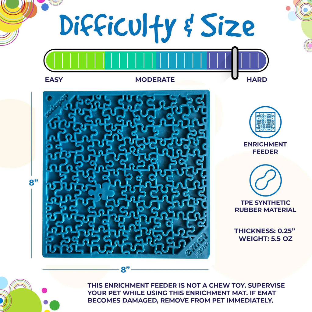 Calming Enrichment Lick Mat — Jigsaw